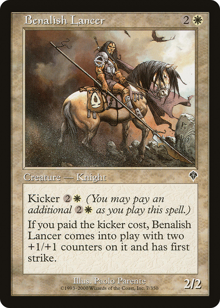 Benalish Lancer (INV-007)  Foil