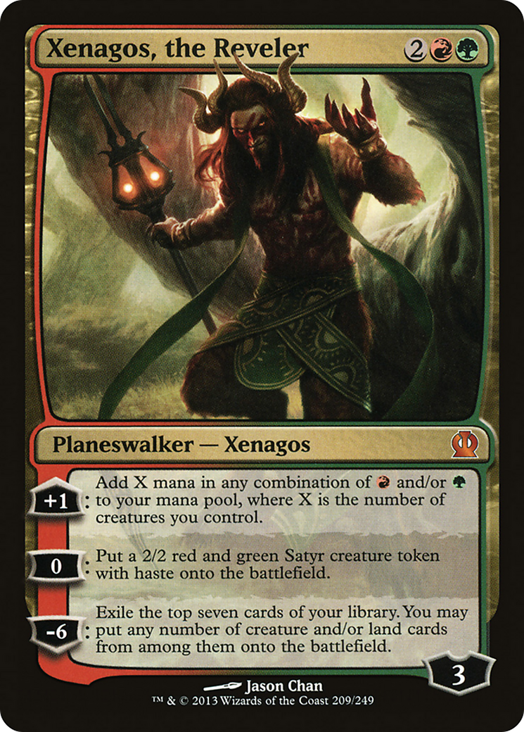 Xenagos, the Reveler (THS-209)  Foil