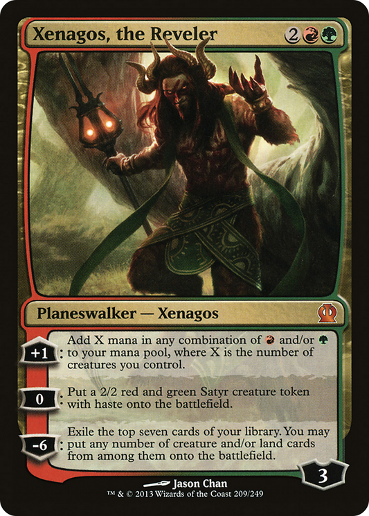 Xenagos, the Reveler (THS-209)  Foil