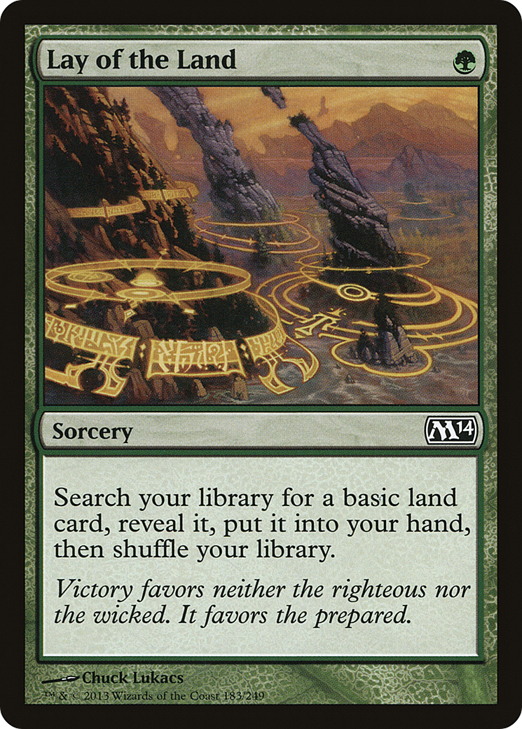 Lay of the Land (M14-183)  Foil