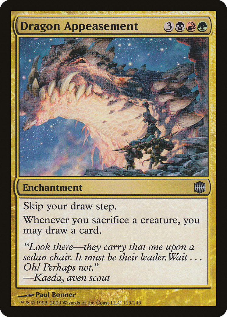 Dragon Appeasement (ARB-115)  Foil
