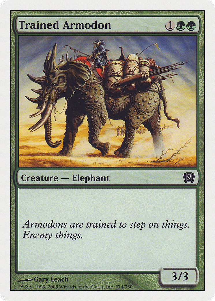 Trained Armodon (9ED-274)