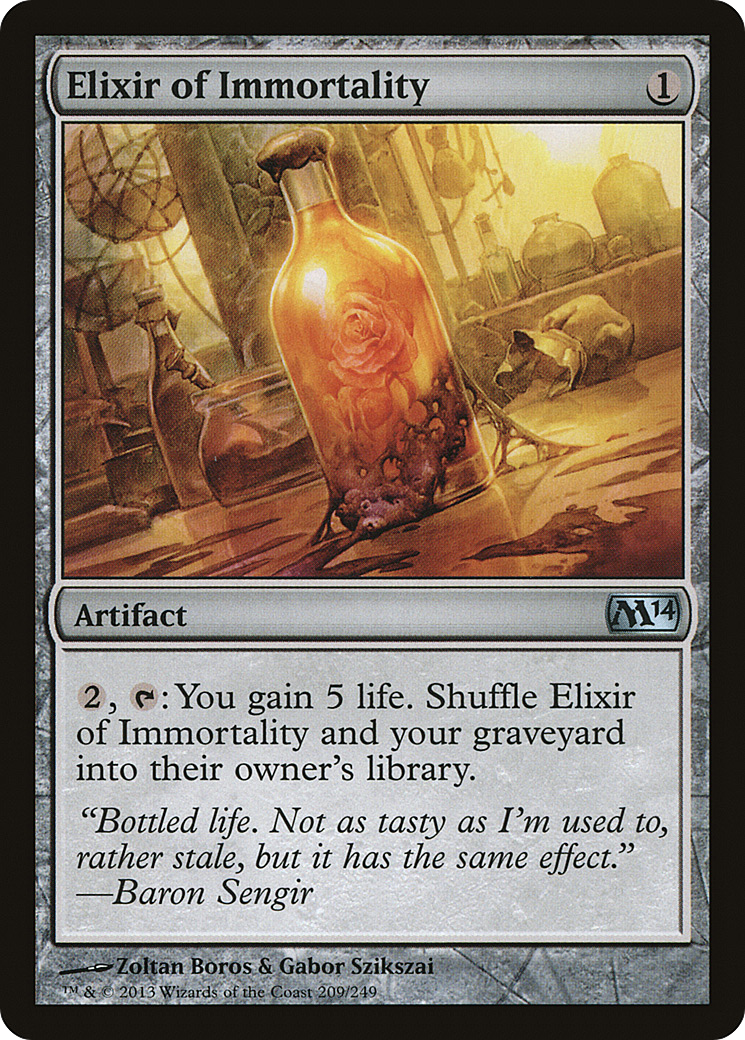 Elixir of Immortality (M14-209)  Foil