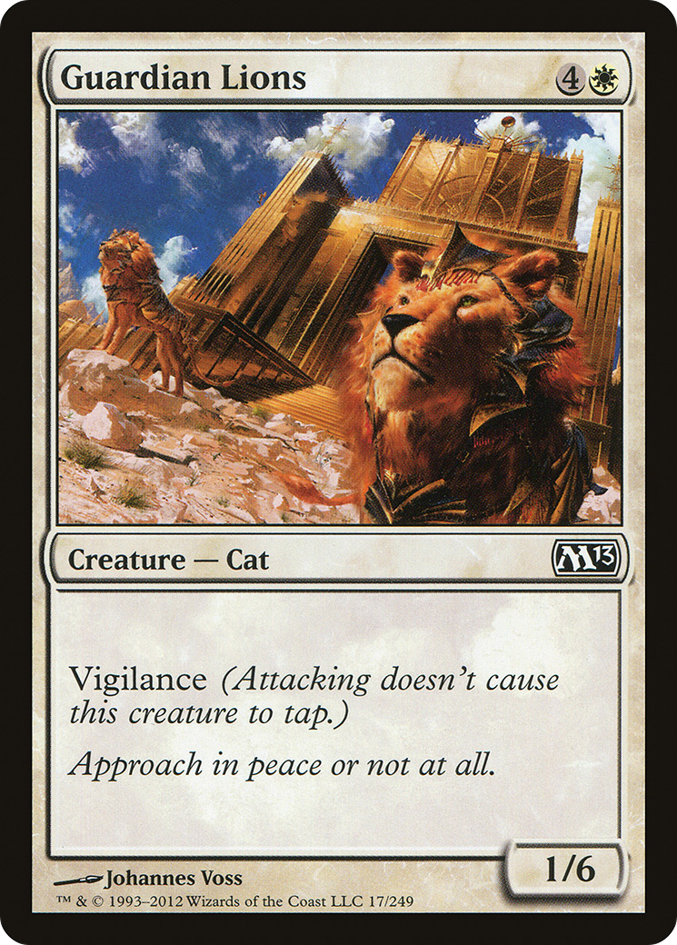 Guardian Lions (M13-017)  Foil