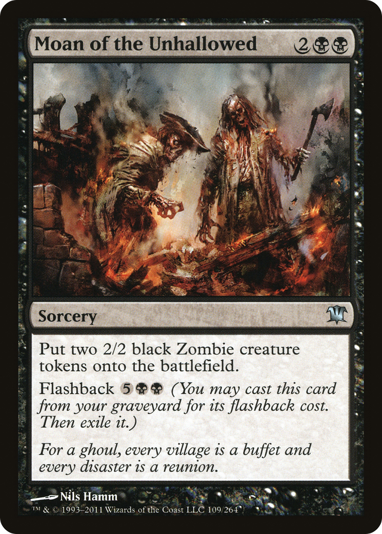 Moan of the Unhallowed (ISD-109)  Foil