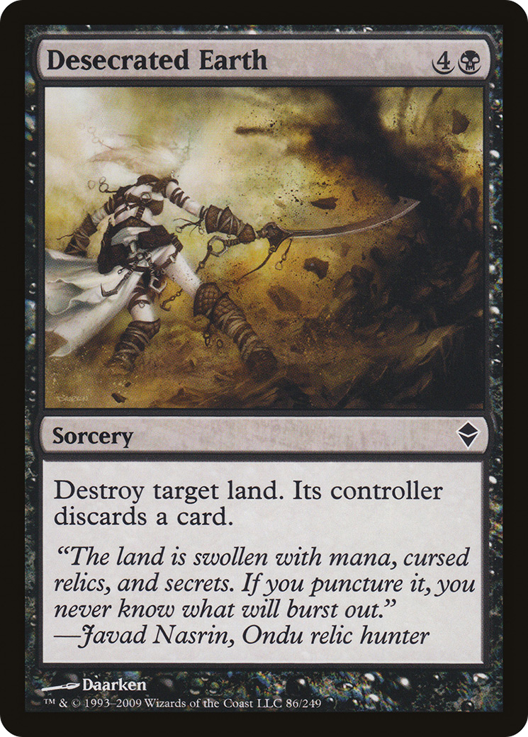 Desecrated Earth (ZEN-086)  Foil