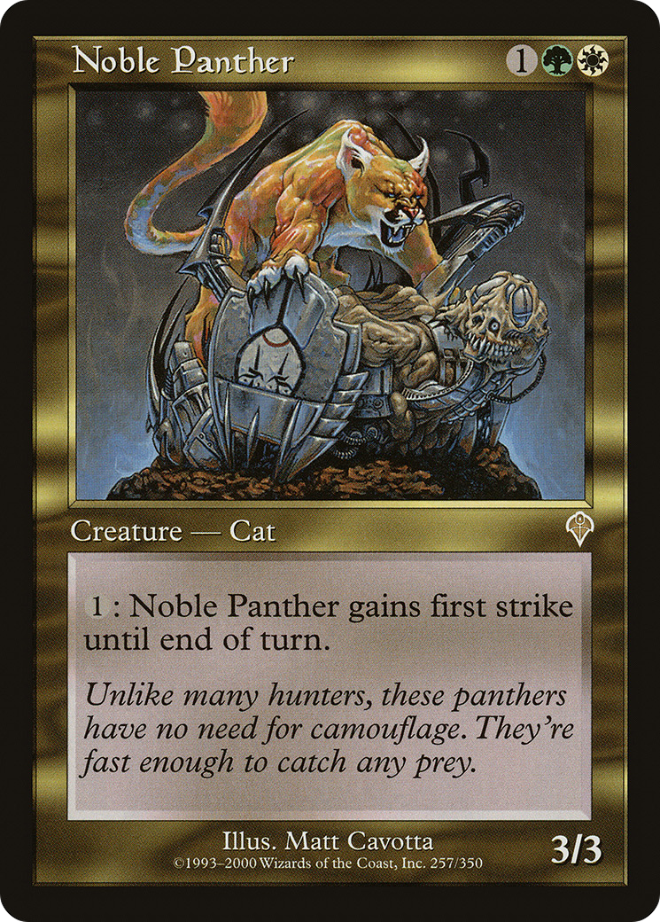 Noble Panther (INV-257)  Foil
