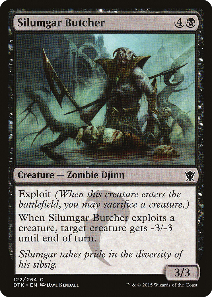 Silumgar Butcher (DTK-122)  Foil