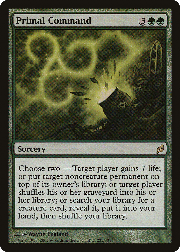 Primal Command (LRW-233)  Foil