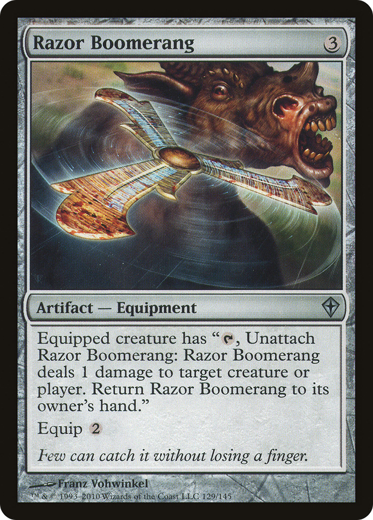 Razor Boomerang (WWK-129)  Foil