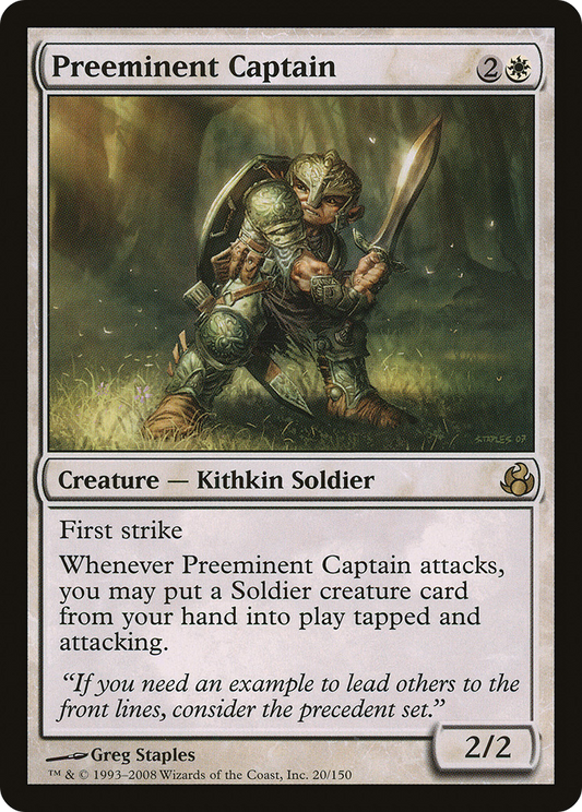 Preeminent Captain (MOR-020)  Foil