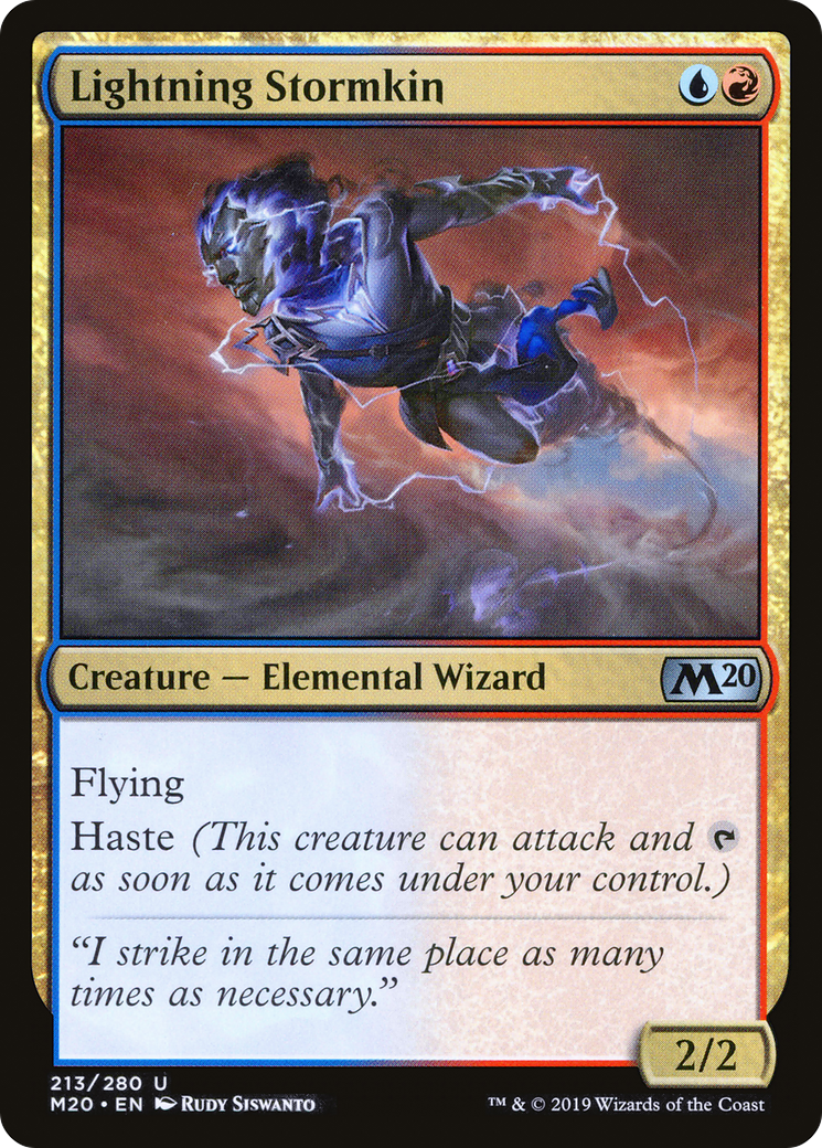 Lightning Stormkin (M20-213)  Foil