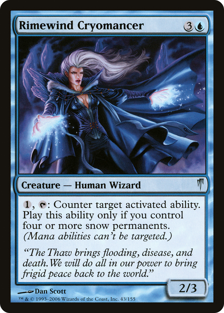 Rimewind Cryomancer (CSP-043)  Foil