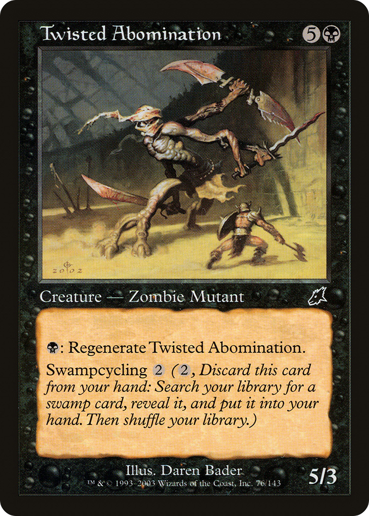 Twisted Abomination (SCG-076)  Foil