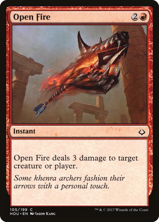 Open Fire (HOU-105)  Foil