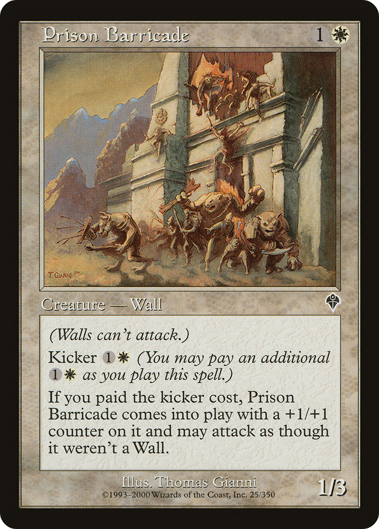 Prison Barricade (INV-025)  Foil