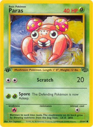 Paras 059/64  - 1st Edition Jungle - Common