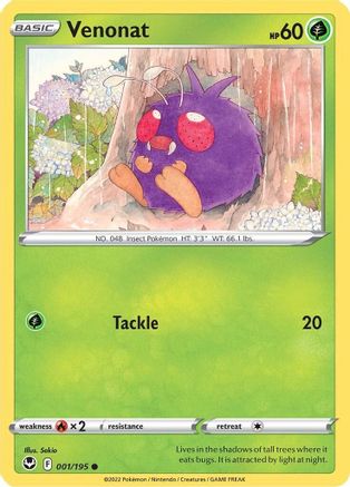 Venonat 001   - Common
