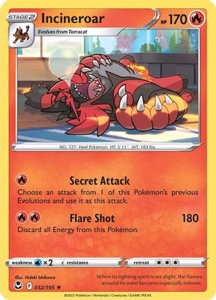 Incineroar 032   - Rare