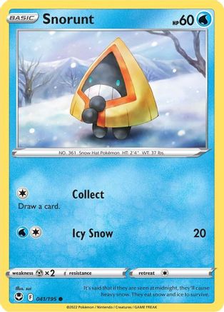 Snorunt 041  - Reverse Holofoil  - Common
