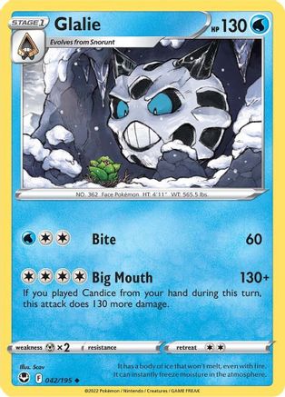 Glalie 042   - Uncommon