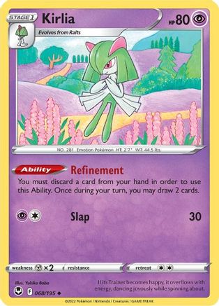 Kirlia 068  - Reverse Holofoil  - Uncommon