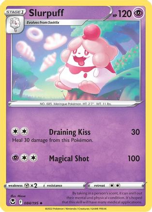 Slurpuff 084  - Reverse Holofoil  - Uncommon