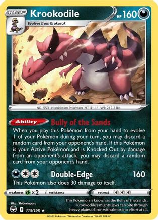 Krookodile 113  - Holofoil  - Holo Rare