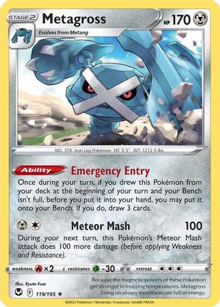 Metagross 119  - Holofoil  - Holo Rare