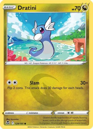 Dratini 129  - Reverse Holofoil  - Common
