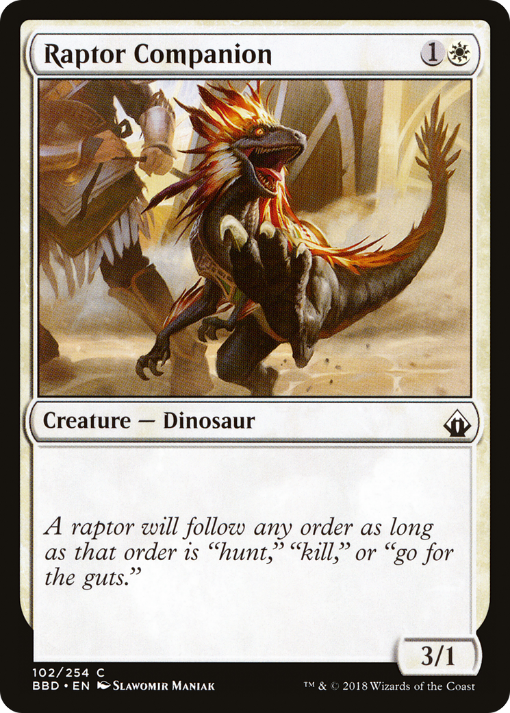 Raptor Companion (BBD-102)  Foil