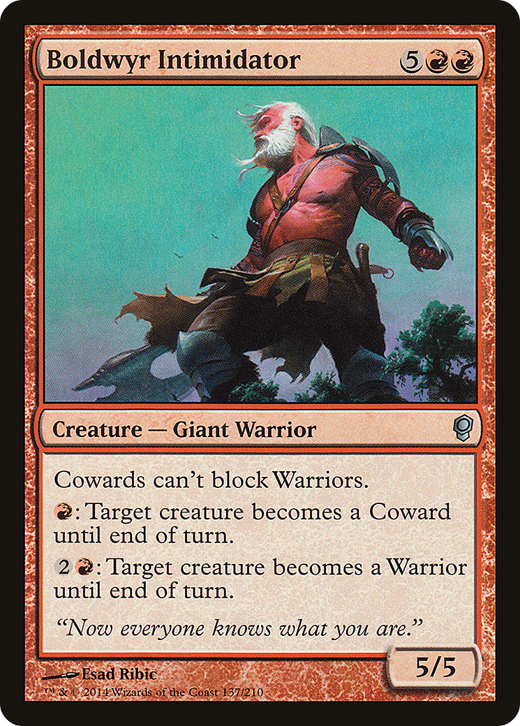 Boldwyr Intimidator (CNS-137)  Foil