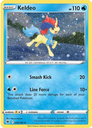 Keldeo (Cosmos Holo) 045/189  - Holofoil Miscellaneous Cards & Products - Holo Rare