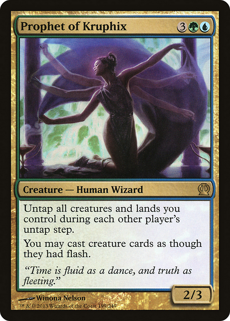 Prophet of Kruphix (THS-199)  Foil