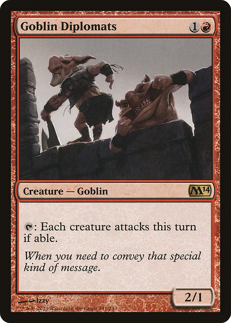 Goblin Diplomats (M14-141)  Foil