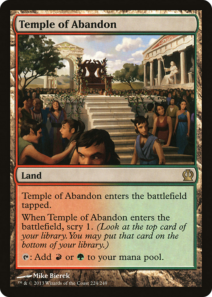 Temple of Abandon (THS-224)  Foil