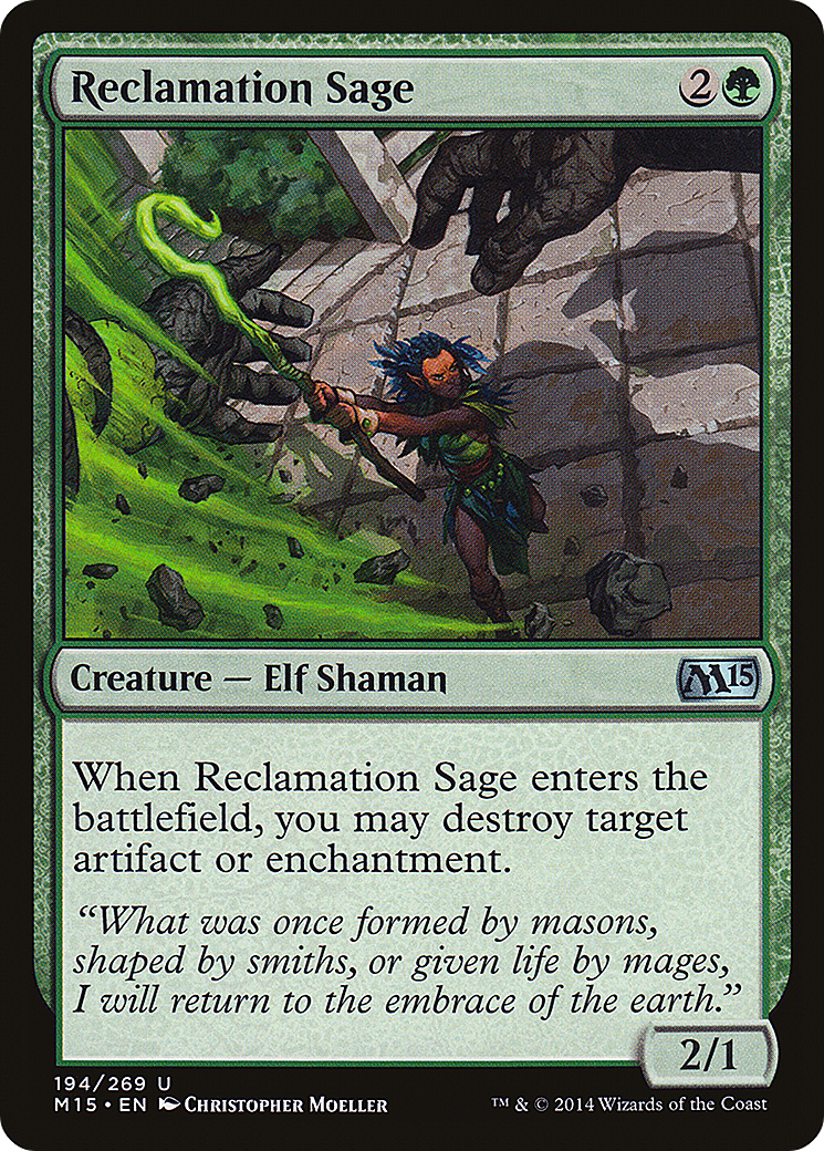 Reclamation Sage (M15-194)  Foil