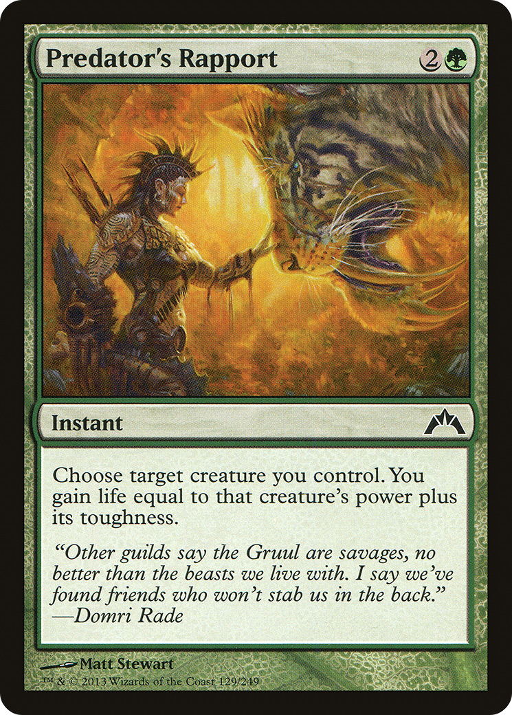Predator's Rapport (GTC-129)
