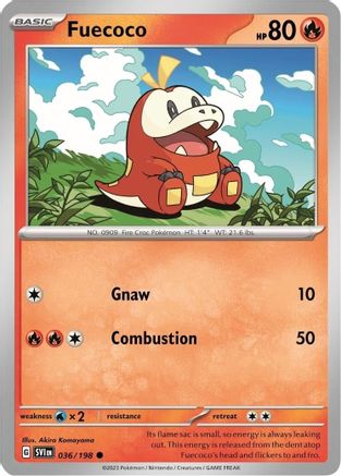 Fuecoco (Mirage Holo) 036/198  - Holofoil Miscellaneous Cards & Products - Promo