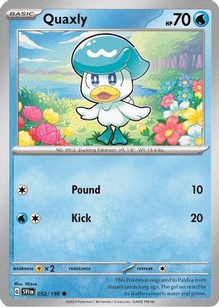 Quaxly (Mirage Holo) 052/198  - Holofoil Miscellaneous Cards & Products - Promo
