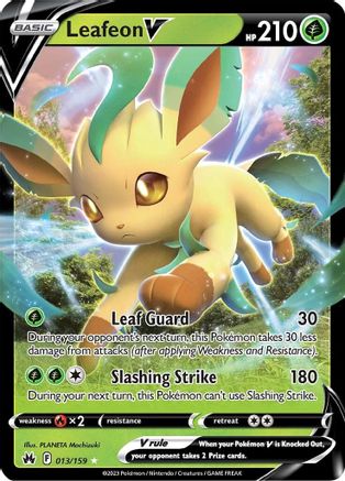 Leafeon V 013  - Holofoil  - Ultra Rare