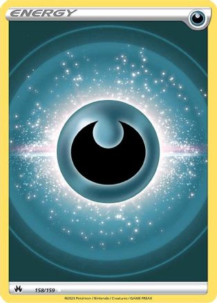 Darkness Energy (Texture Full Art) 158  - Holofoil  - Ultra Rare