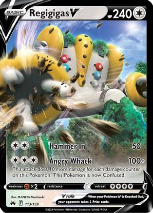 Regigigas V 113  - Holofoil  - Ultra Rare