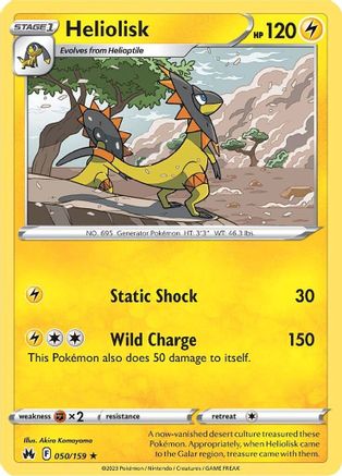 Heliolisk 050  - Reverse Holofoil  - Rare