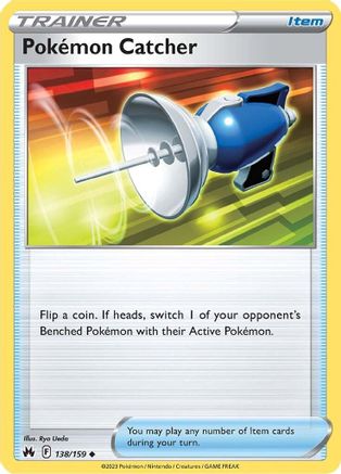 Pokemon Catcher 138  - Reverse Holofoil  - Uncommon