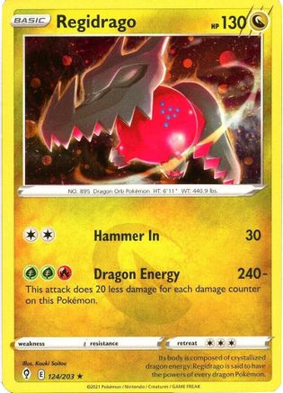 Regidrago (Cosmos Holo) 124/203  - Holofoil Miscellaneous Cards & Products - Holo Rare