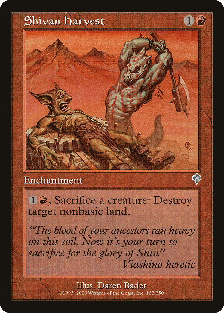 Shivan Harvest (INV-167)