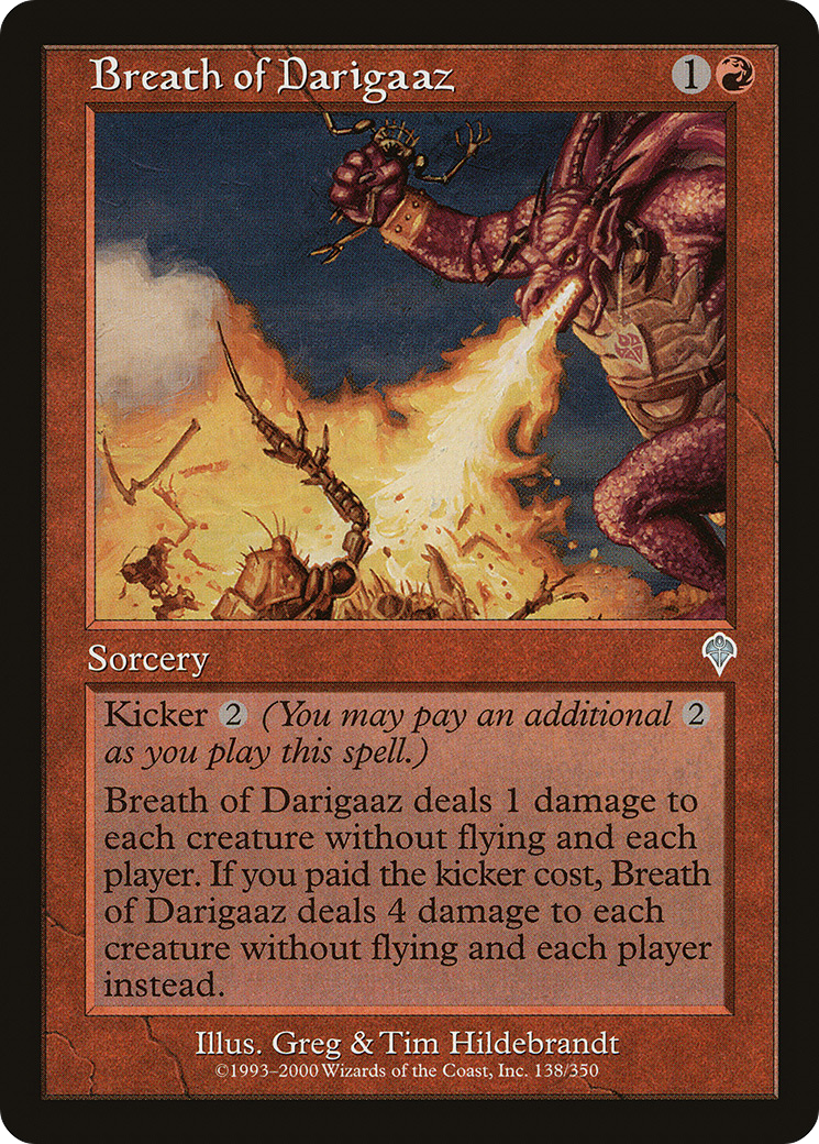 Breath of Darigaaz (INV-138)  Foil