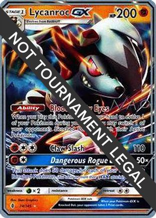 Lycanroc GX - 2018 (Naohito Inoue) - 74 - Ultra Rare