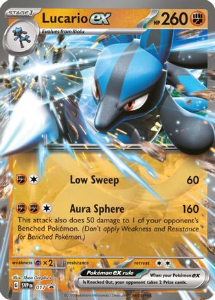 Lucario ex 017 - Holofoil - Promo